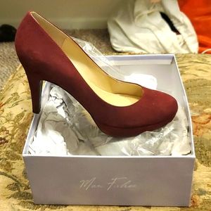 Marc Fisher plum heels